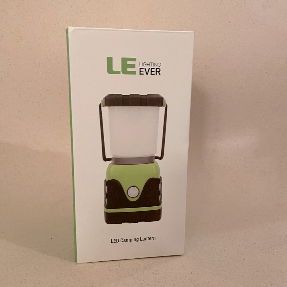 LE LED Camping Lantern, Battery Powered LED with 1000LM, 4 Light Modes, Water…